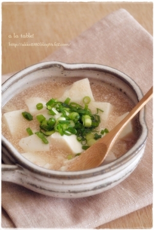 明太あんかけ豆腐