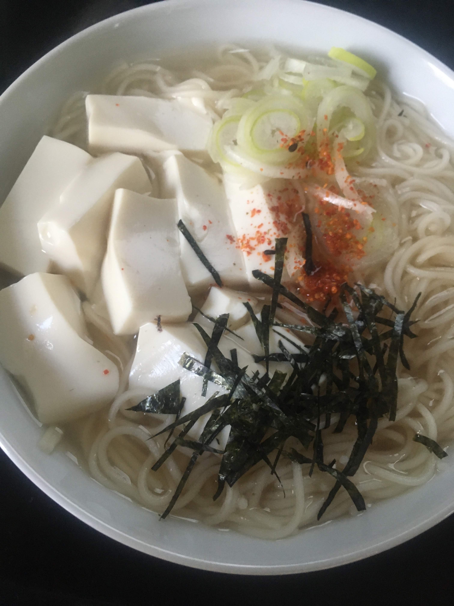 豆腐のにゅうめん