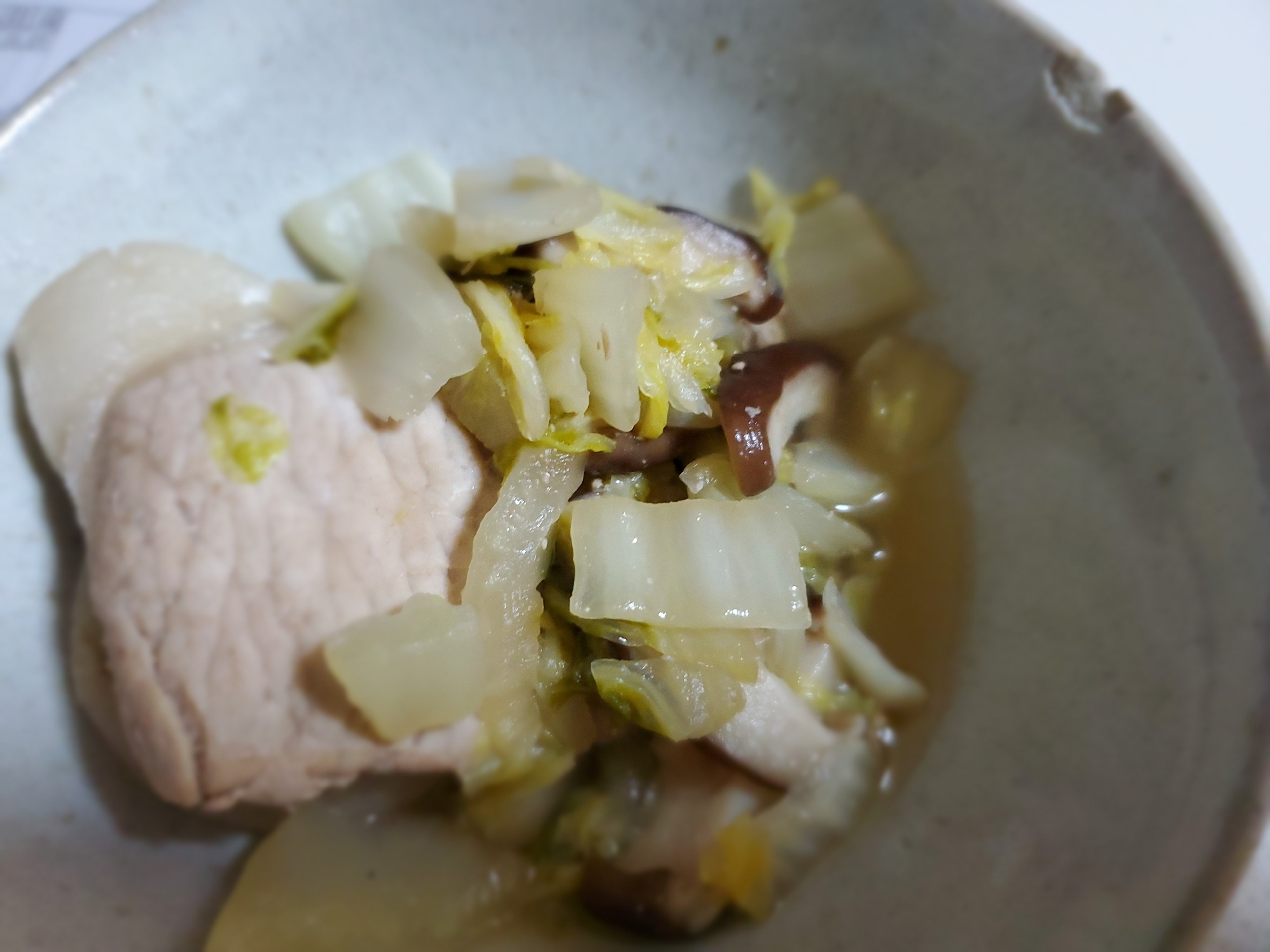 白菜の豚生姜煮
