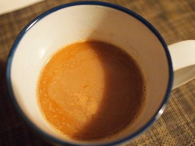 シナモンないけど、お替りコーヒーでマグ汚いけど（洗わずにいつも２杯目飲んでるよ）バタバタしていても飲みたいコーヒー♪座ってゆっくり飲むのが夜のエンドレス（おやつ