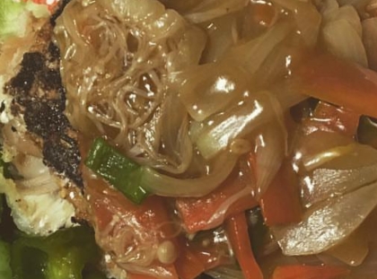 鯖の野菜あんかけ