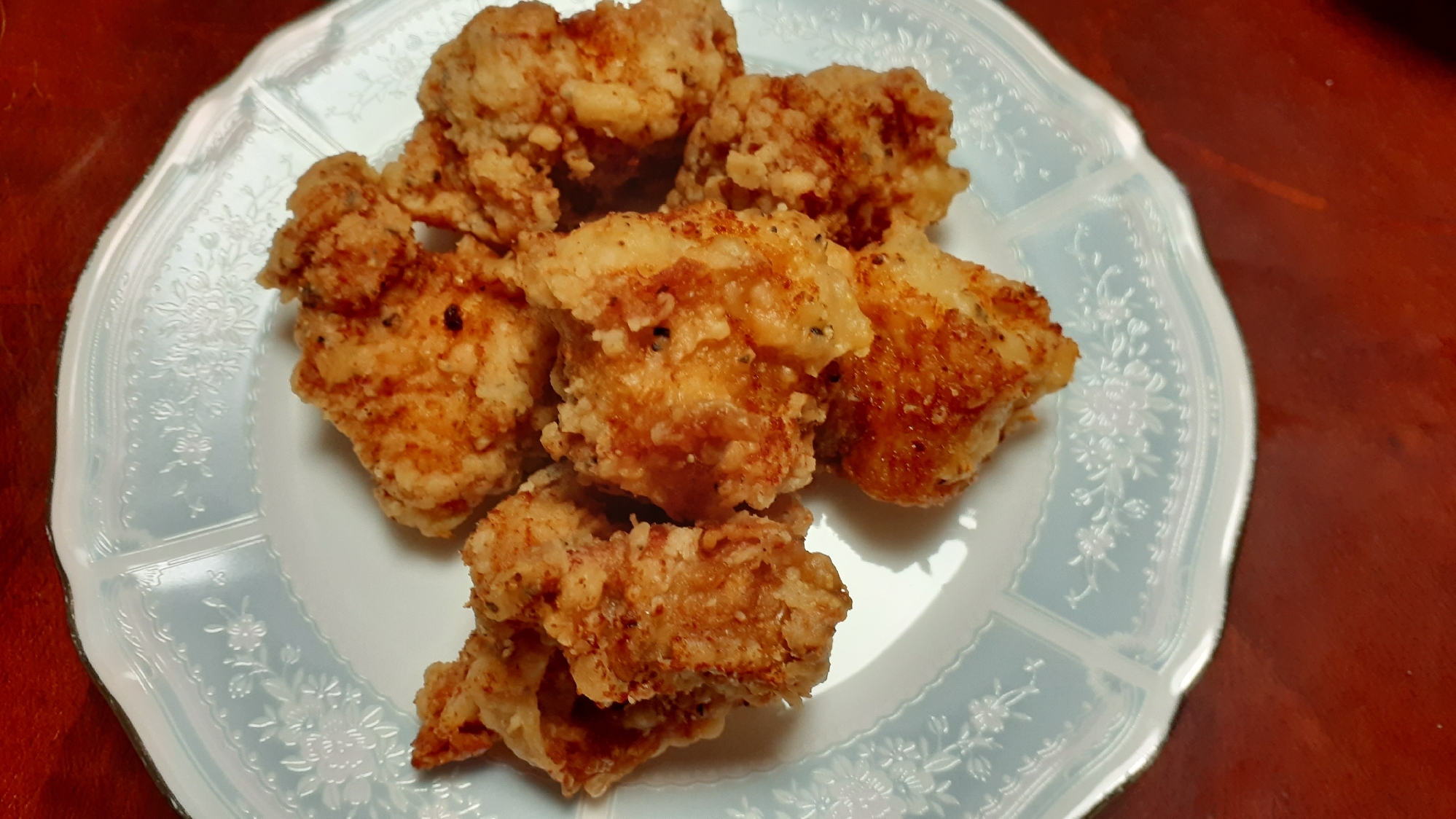 簡単節約☆鶏胸肉のマヨペッパー唐揚げ