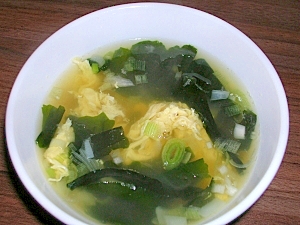 中華かき玉ワカメスープ