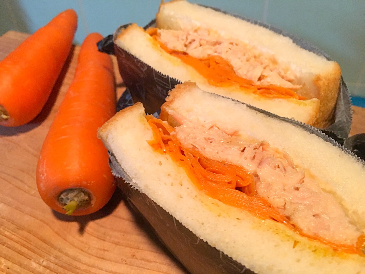 人参とツナのたっぷりサンド レシピ 作り方 By ニャンコーヒー 楽天レシピ 人参とツナのたっぷりサンド レシピ 作り方 By ニャンコーヒー 楽天レシピ