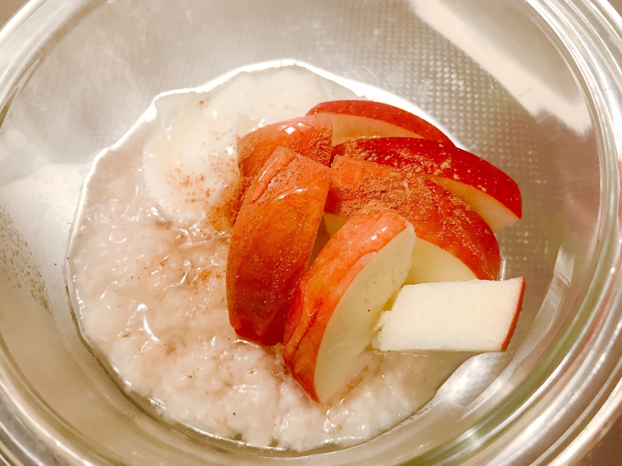 オートミール☆りんごとヨーグルト添え