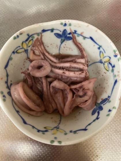 甲いかのエンペラ＆ゲソで「みりん醤油漬け焼き」