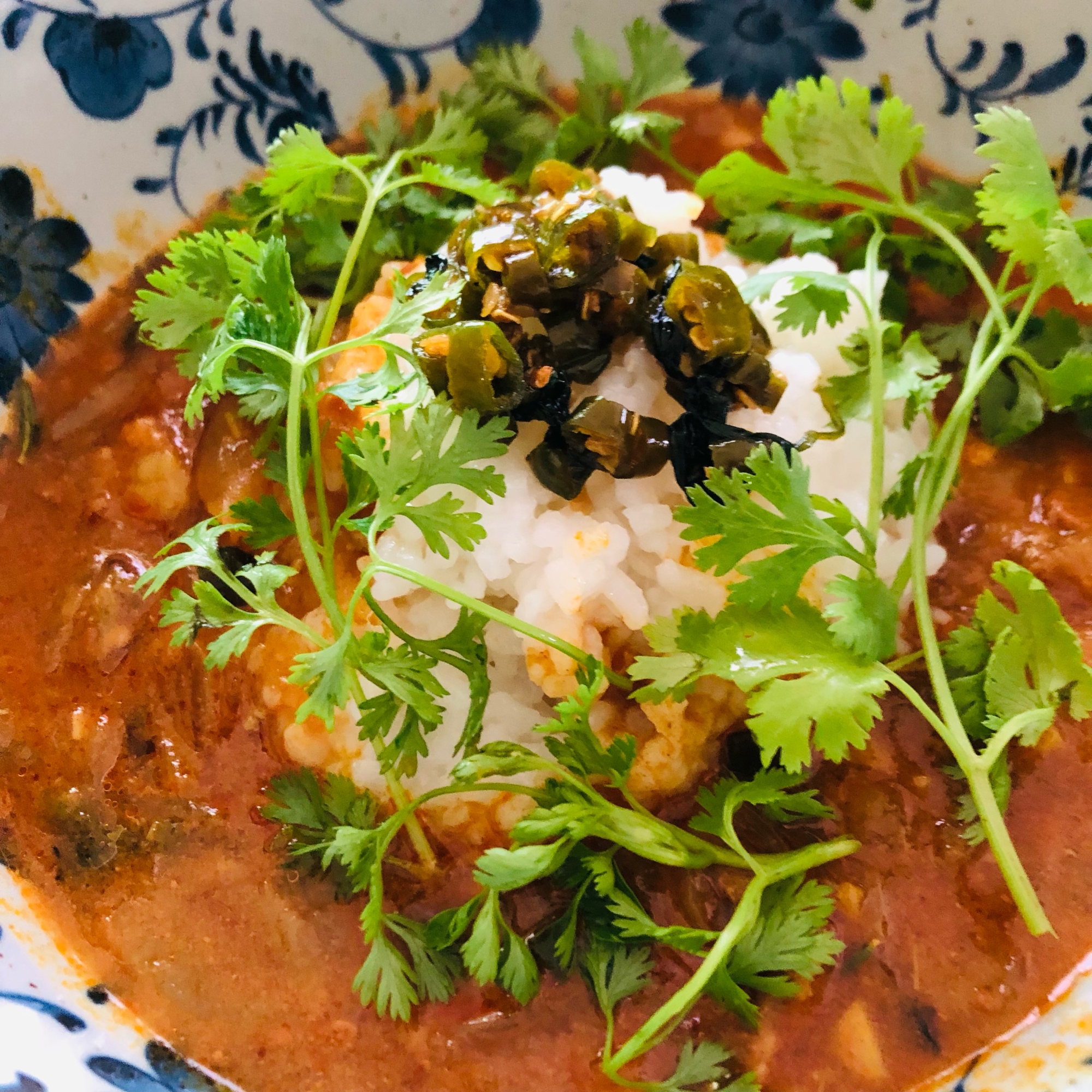 圧力鍋で時短！ヘルシー！ラム肉のスープカレー