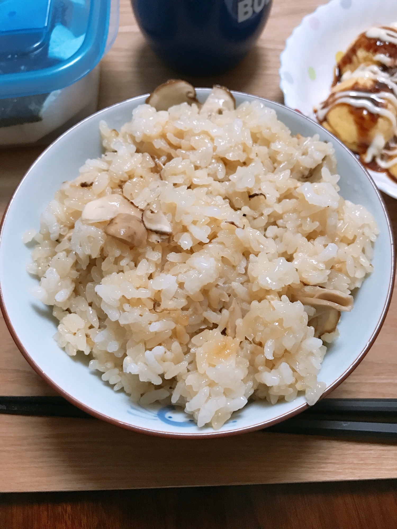 炊飯器でポン❤もちもちの松茸ご飯