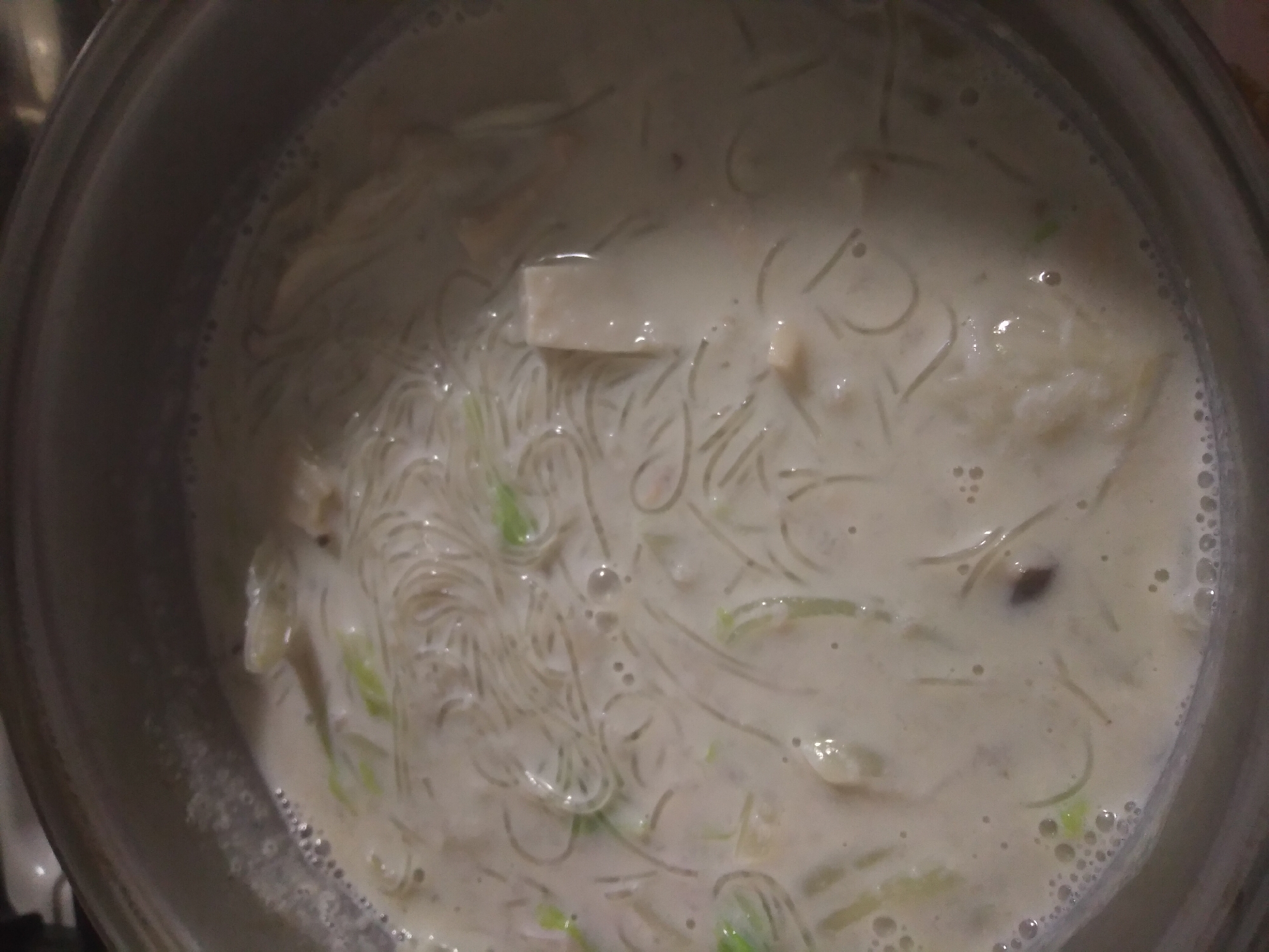 レンコン豆乳スープ