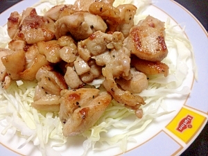 鶏モモ肉のレモンペッパー焼き