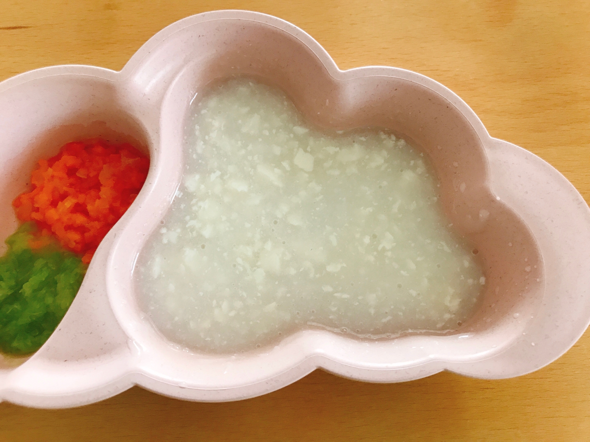 離乳食中期 和風だしの豆腐がゆ 7倍粥 レシピ 作り方 By Cocopoteito 楽天レシピ 離乳食中期 和風だしの豆腐がゆ 7倍粥 レシピ 作り方 By Cocopoteito 楽天レシピ