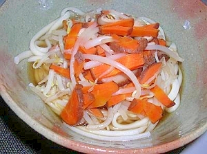 薄味！　優しすぎる野菜うどん♪