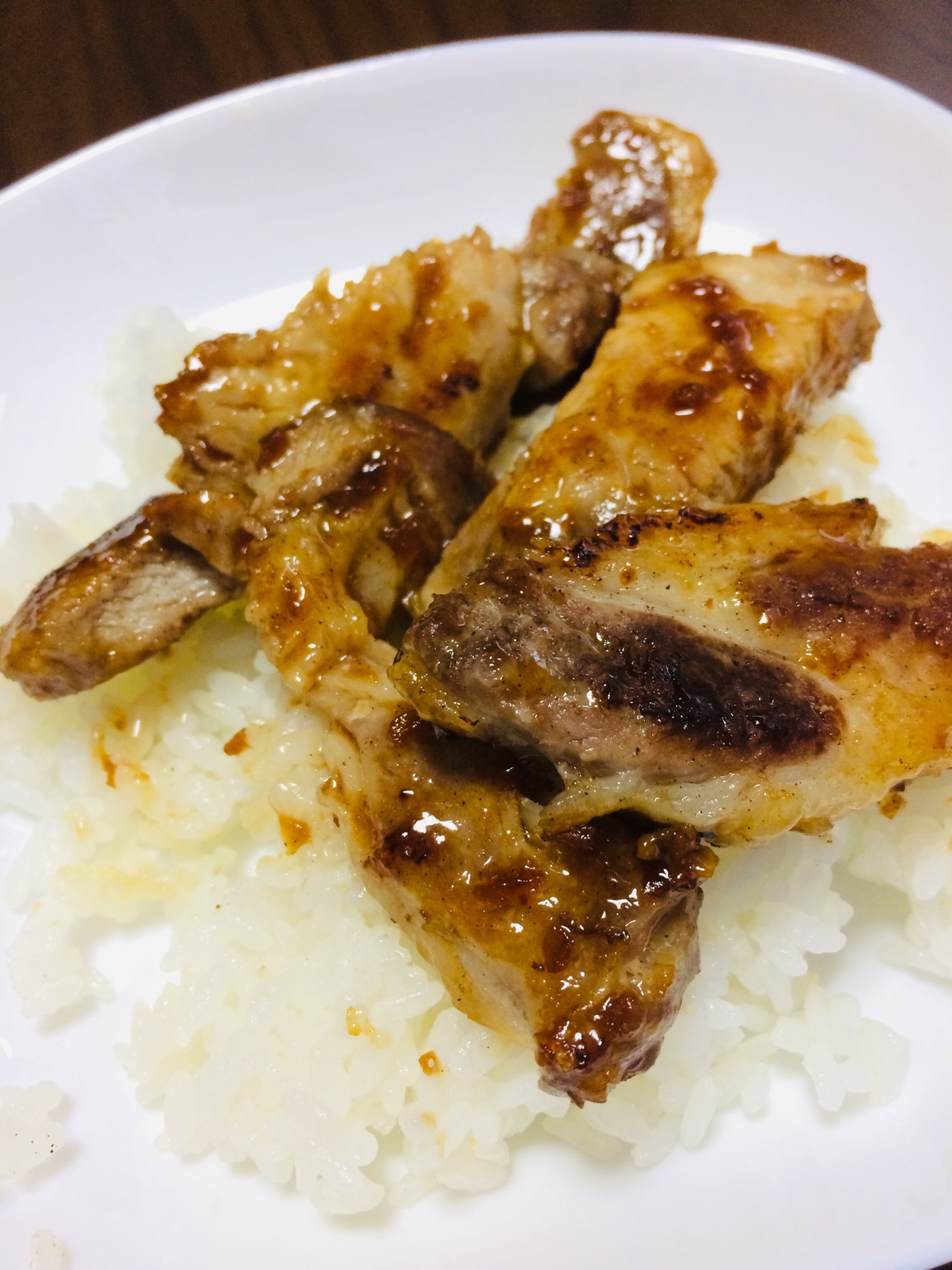 豚ロースの甘辛焼き丼