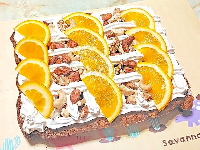 とってもフルーティ!ゴールデンキャロットケーキ♪
