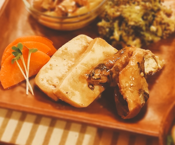 秋刀魚と豆腐の味噌煮【240kcal脂質13g】