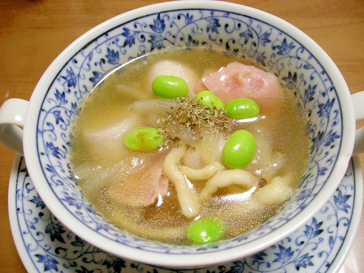 里芋の中華風スープ