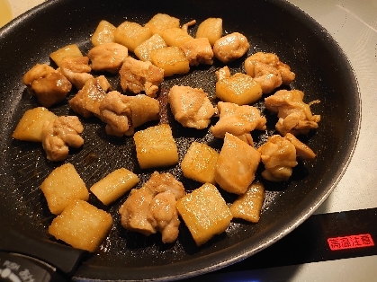 鶏肉長芋の照り煮