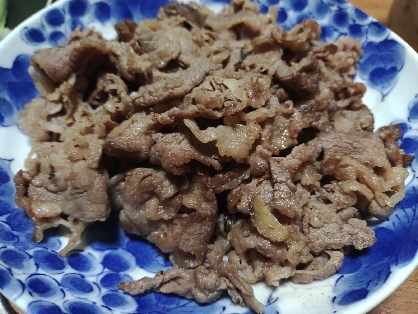 牛こま肉のしぐれ煮