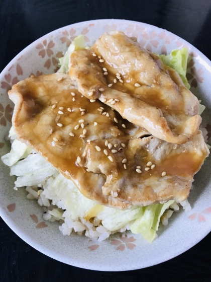 照り焼き豚丼