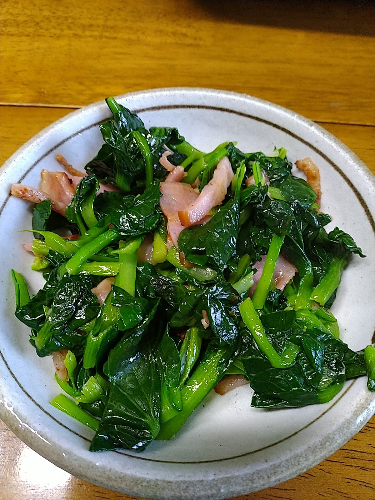 青菜炒め