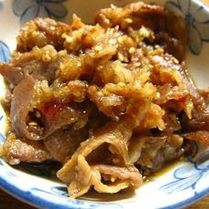 豚肉味噌しぐれ