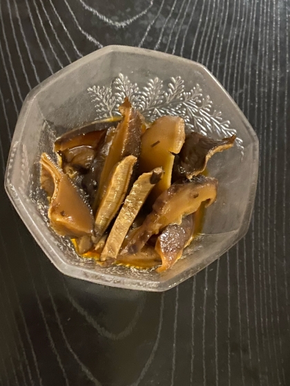 素麺の一品に！干し椎茸の甘辛煮