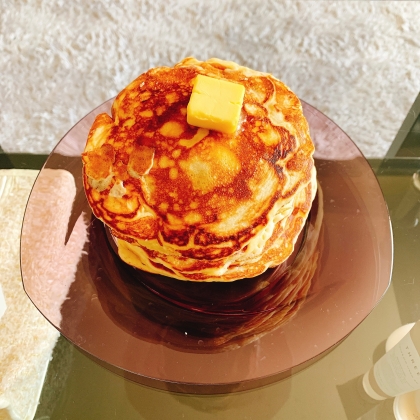 母の日に体にやさしいお豆腐とバナナのホットケーキ