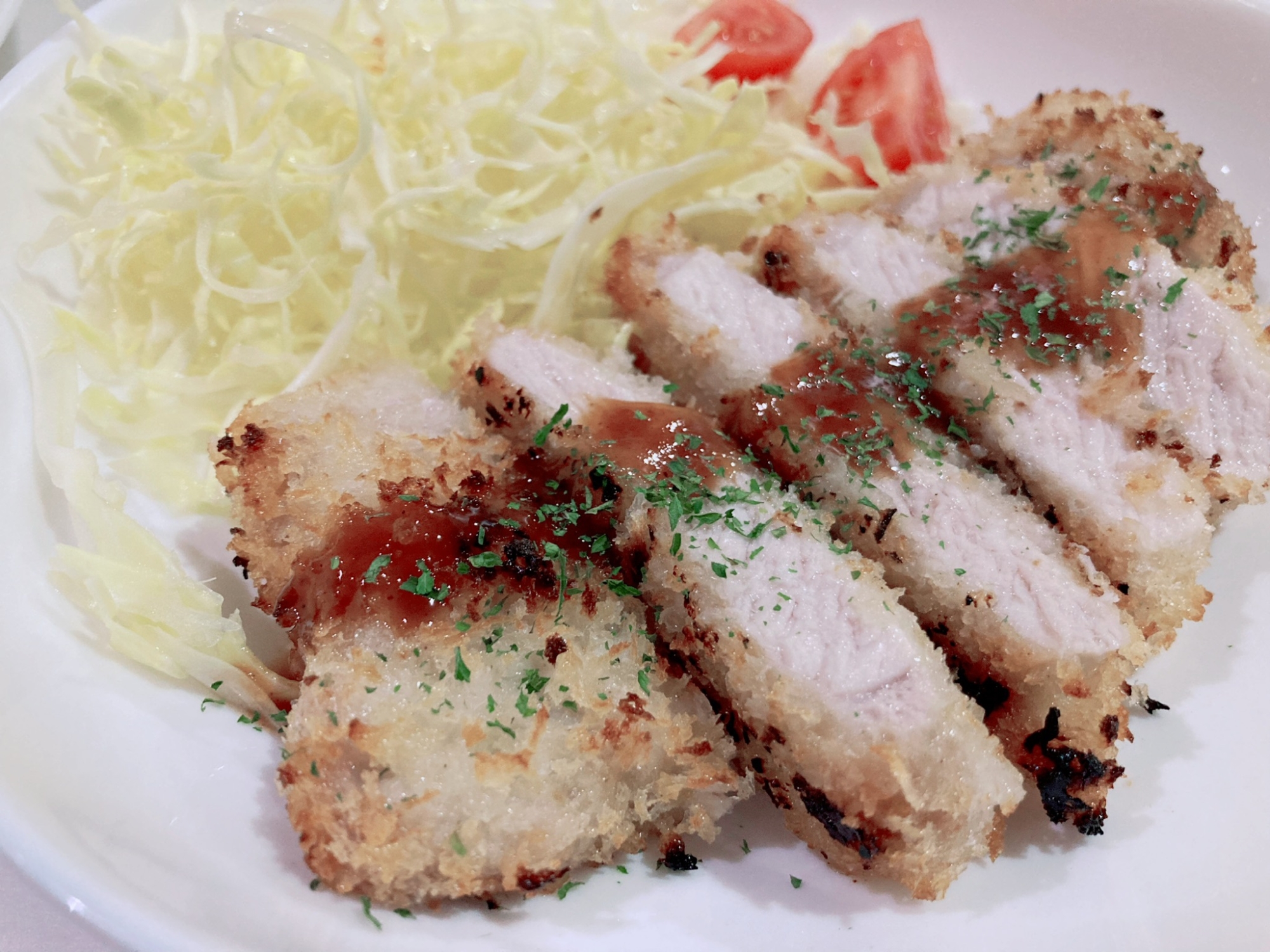 トースターで!豚ロース肉のパン粉焼き