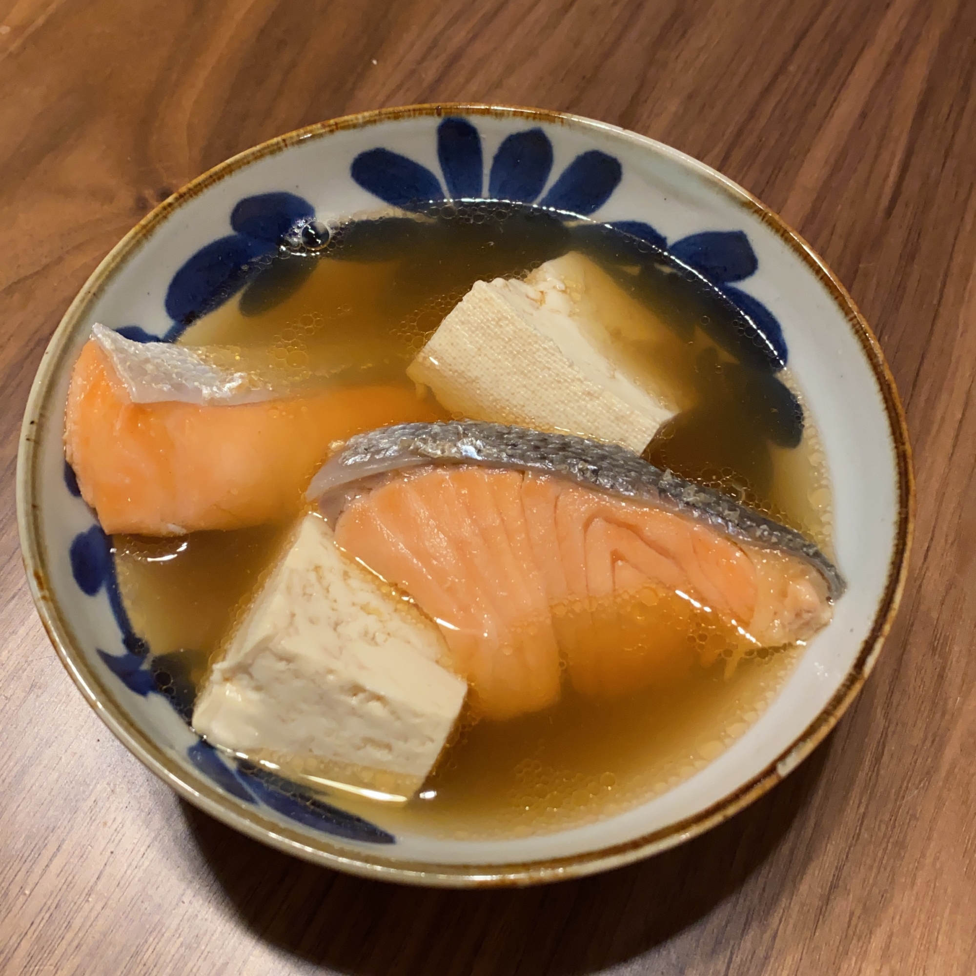 鮭と豆腐のあっさり煮
