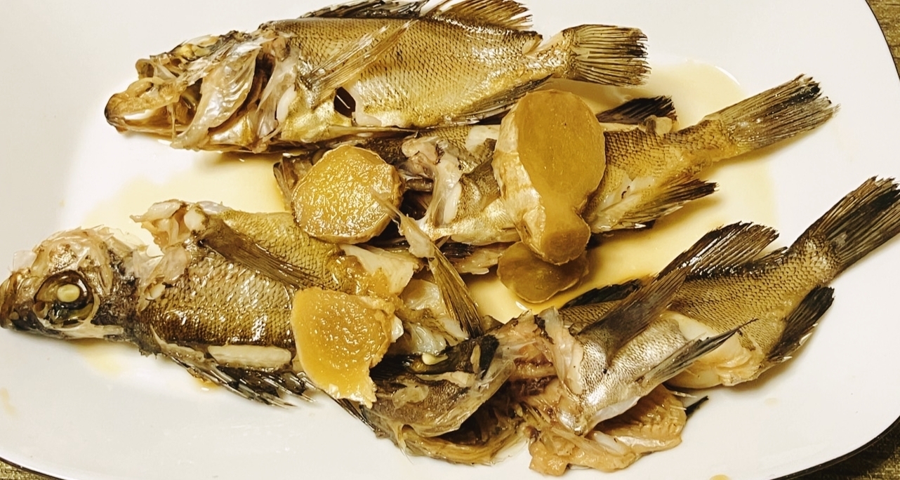 生生姜とメバルの煮付け