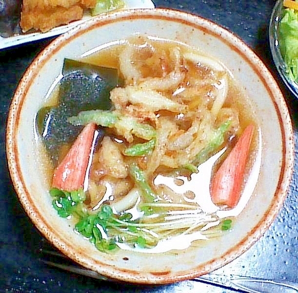 かき揚げうどん