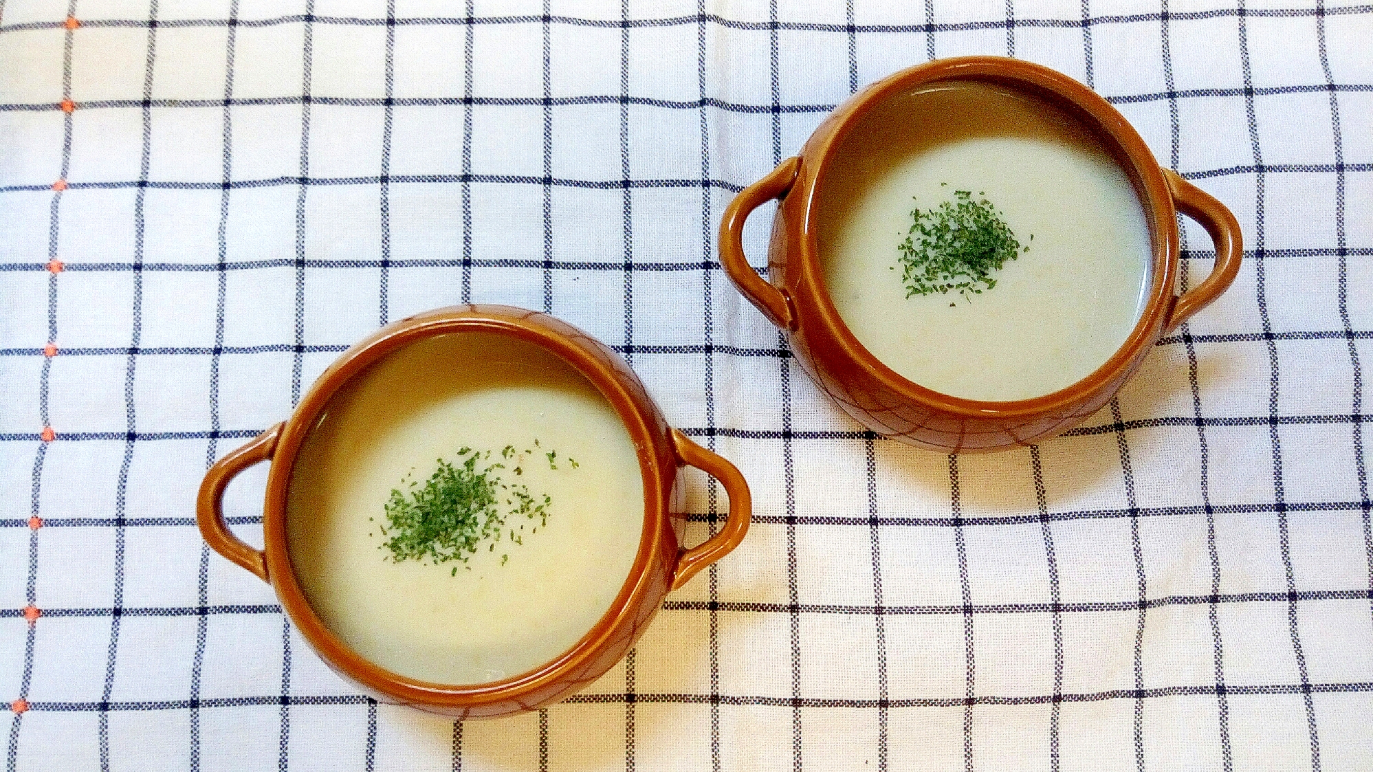 大根と枝豆の冷たいスープ