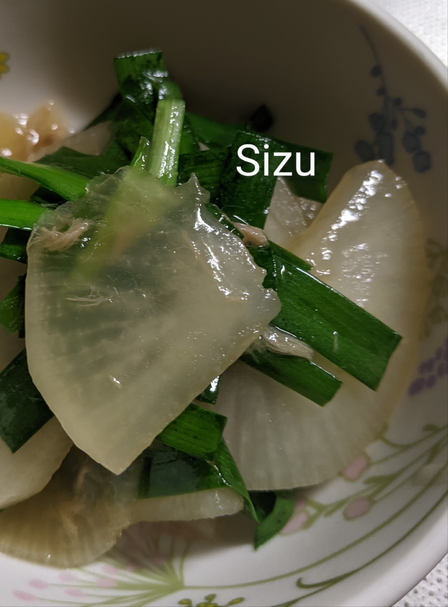 ツナニラ大根煮