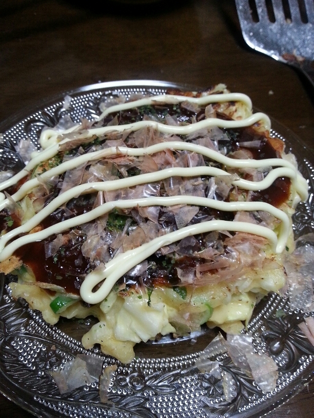 しそ入りお好み焼き