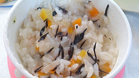 離乳食後期 ひじきのおかゆ レシピ 作り方 By けいりゅうママ 楽天レシピ 離乳食後期 ひじきのおかゆ レシピ 作り方 By けいりゅうママ 楽天レシピ