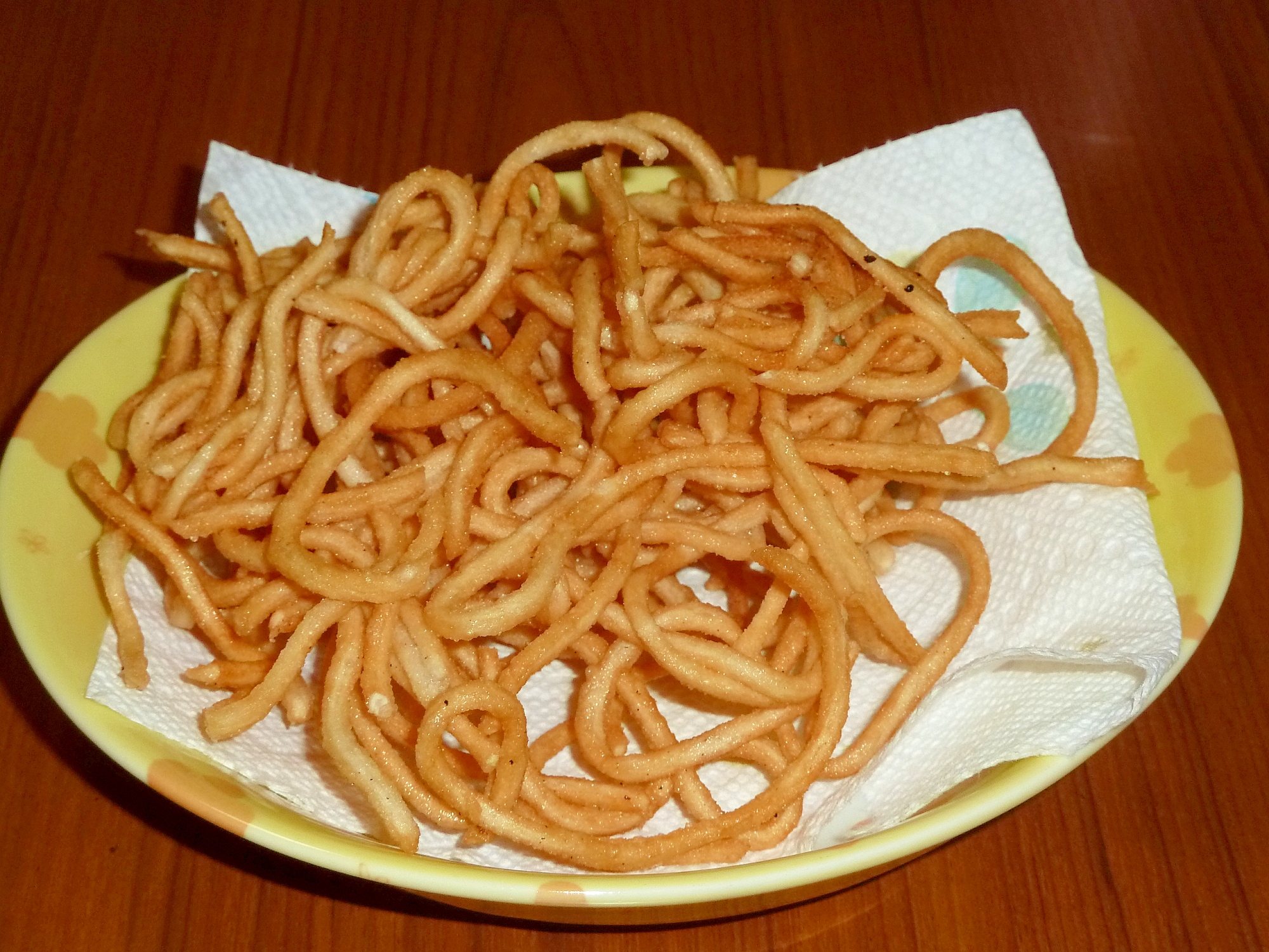 うどんの素揚げ