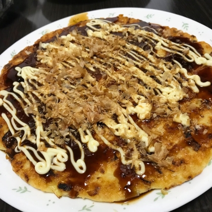 お好み焼き粉よりおいしくてびっくりです！これからはこのレシピで作ります( ´ ▽ ` )