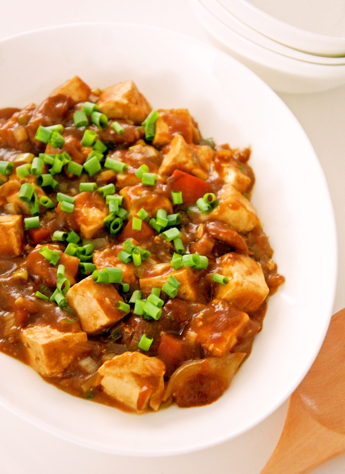 カレーの残りをリメイク!カレー麻婆豆腐