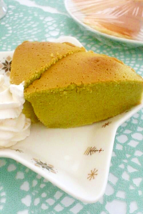 簡単小麦粉アレルギー対応 米粉で抹茶ケーキ レシピ 作り方 By Loyal38 楽天レシピ