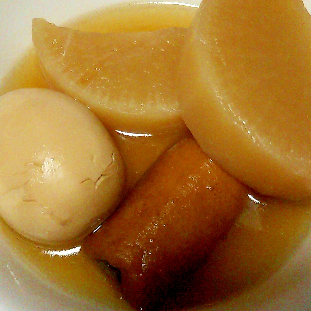 めんつゆでつくるおでん