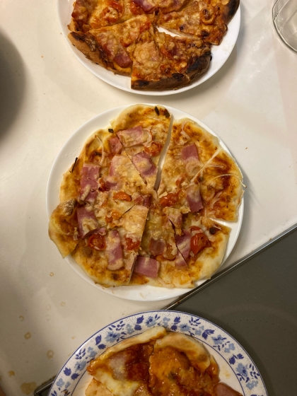 魚焼きグリルで簡単！無添加のマルゲリータピザ