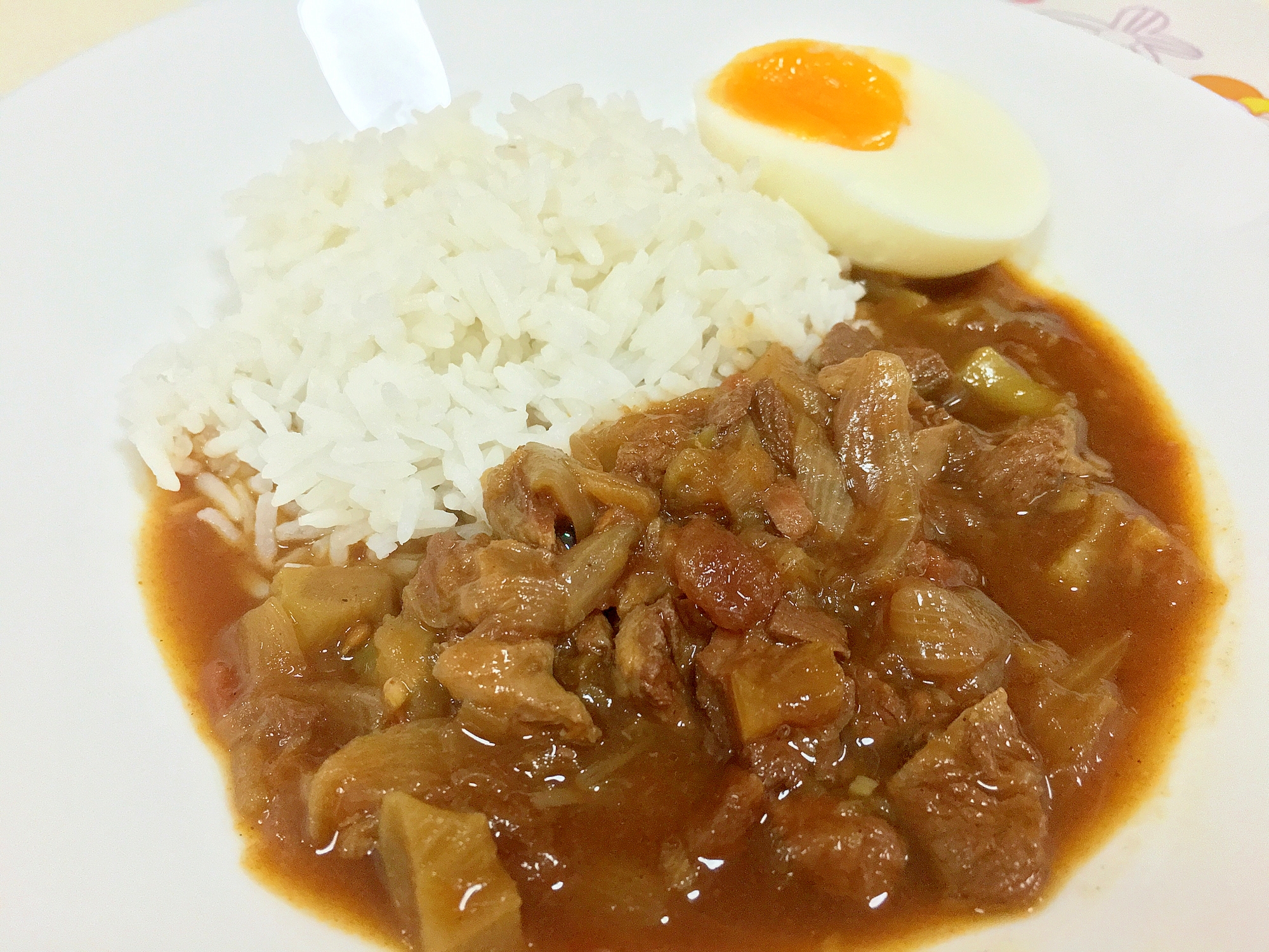 牛すじ肉のカレーハヤシライス(スロークッカー使用)