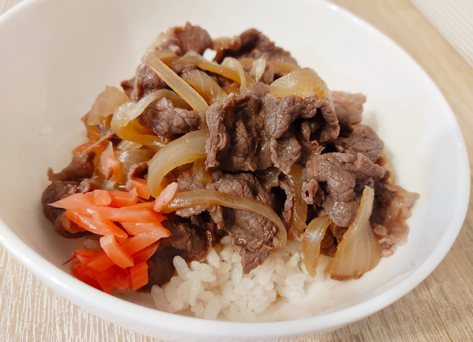 腹ペコ男子も大満足☆基本の牛丼