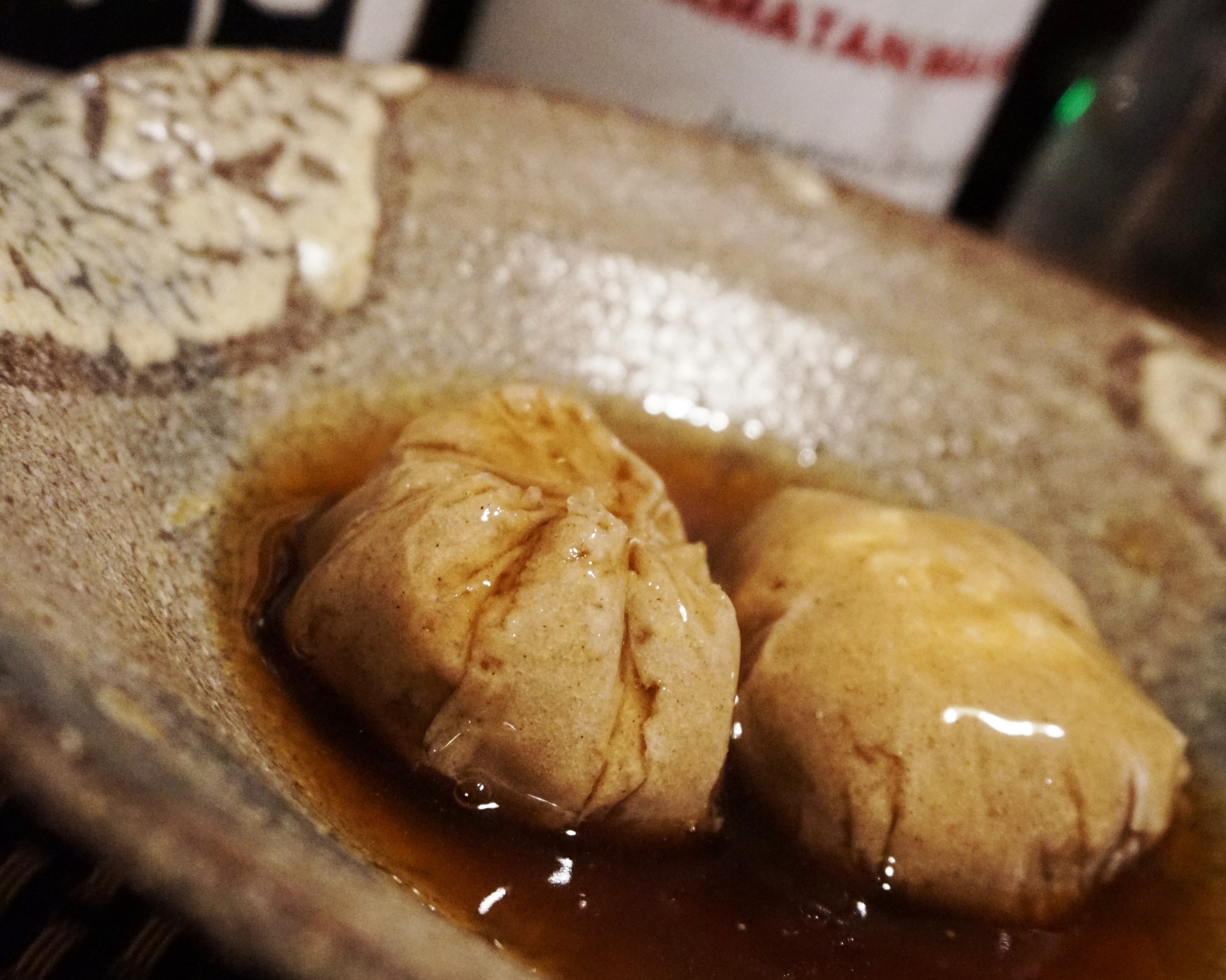 おうち居酒屋、栗蕎麦団子