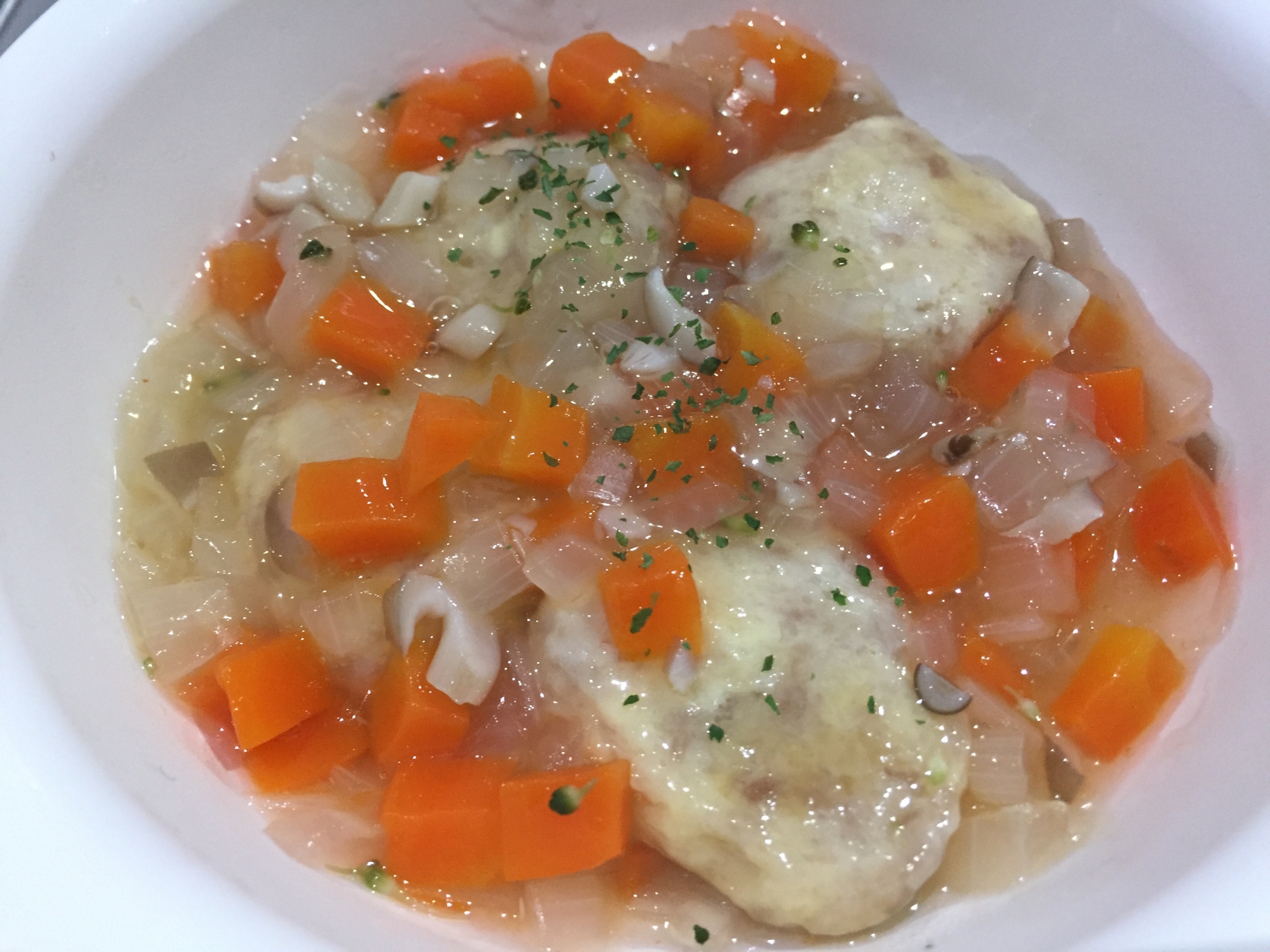 離乳食後期☆鶏豆腐ハンバーグの野菜あんかけ レシピ・作り方 By Dama_Espresso｜楽天レシピ