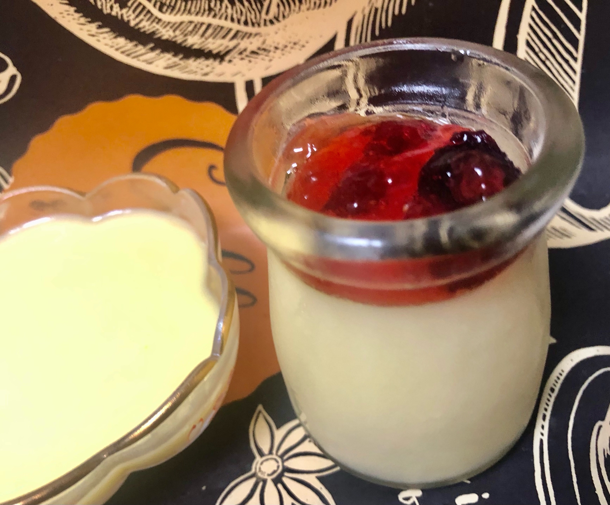 可愛い 苺ソースとベリーのカスタードプリン レシピ 作り方 By りんりんりん 楽天レシピ 可愛い 苺ソースとベリーのカスタードプリン レシピ 作り方 By りんりんりん 楽天レシピ