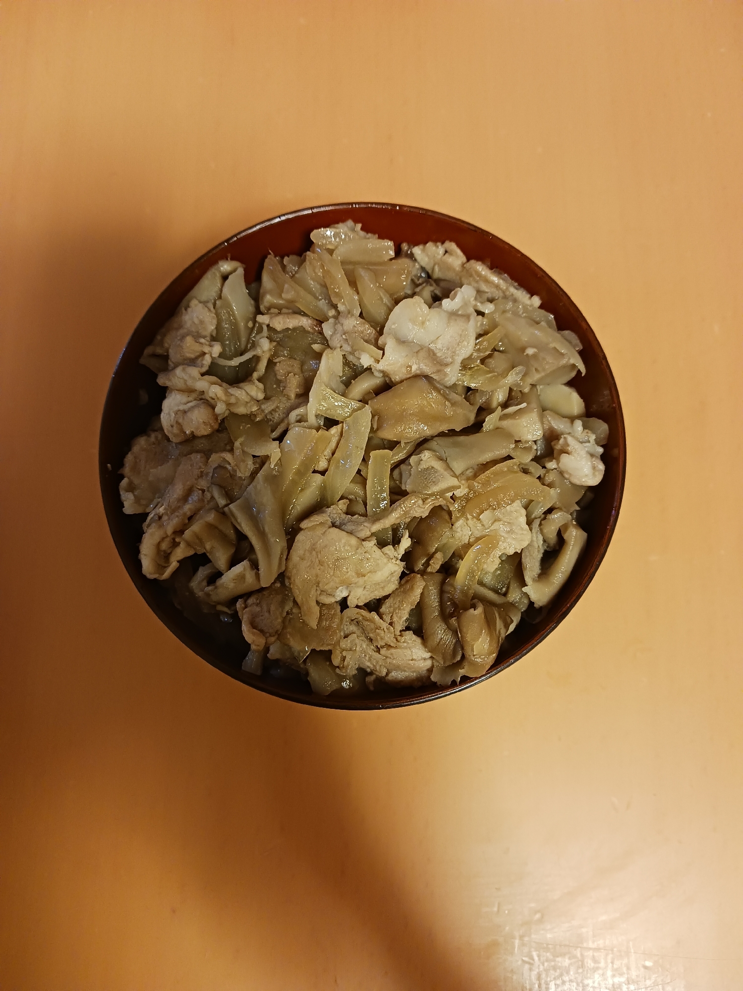 豚肉と舞茸炒め