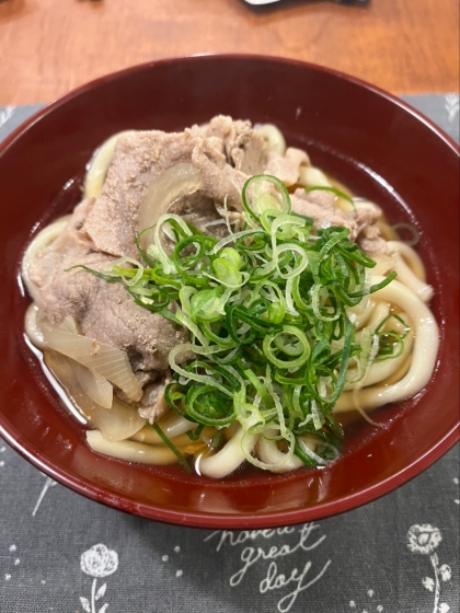 簡単ウマウマ♡肉うどん