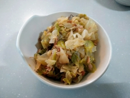 節約！簡単！和風ツナキャベツ炒め♪