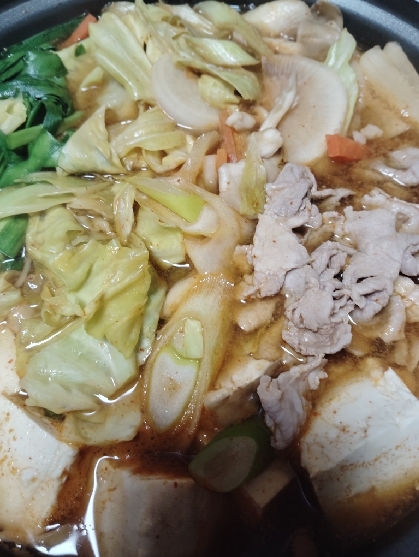 コク旨★みんなに人気の野菜たっぷり豚キムチ鍋